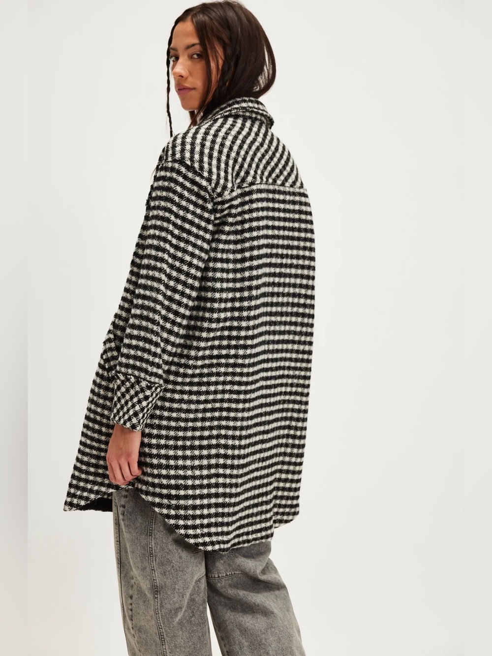 We The Free Get Around Houndstooth Shirt. NWT free people - Picture 7 of 8